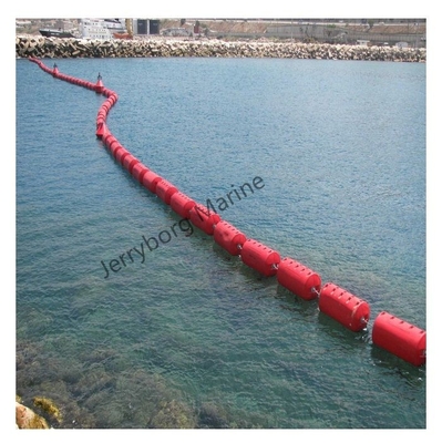 خط الحاجز العائم لتحذير أنابيب HDPE العائمة