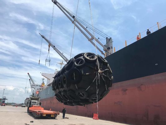 يوكوهاما المطاط نوع هوائي قارب الحاجز الرسو قارب