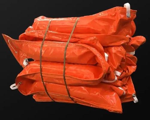 PVC الحاجز العائم الرغوة المطاط احتواء النفط طفرة مخصصة حاوية الموانئ / البحيرة / الطفرة النفطية البحرية