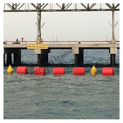 LLDPE البلاستيك التشغيل الدواري قناة التجريف الطافية قوارب العربة العائمة حاجز البحر