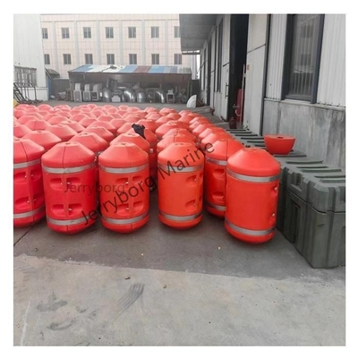 HDPE يطفو الخزان خط أنابيب التجريف البلاستيكي الحاجز العائم طوافة