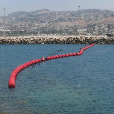 HDPE يطفو الخزان خط أنابيب التجريف البلاستيكي الحاجز العائم طوافة