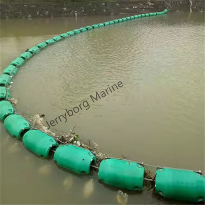 HDPE يطفو الخزان خط أنابيب التجريف البلاستيكي الحاجز العائم طوافة