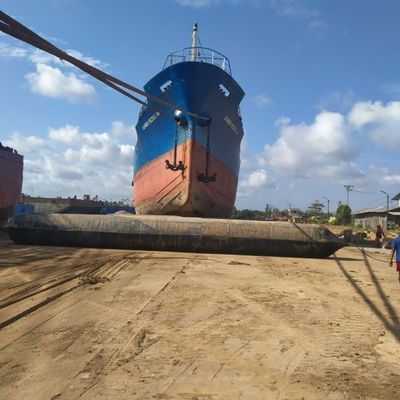 وسائد هوائية مطاطية بحرية أسطوانية الشكل