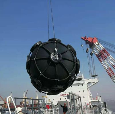 ISO17358 CCS يوكوهاما درابزين هوائي لحاجز مطاطي قابل للنفخ