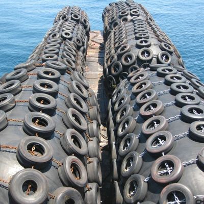 ISO17358 CCS يوكوهاما درابزين هوائي لحاجز مطاطي قابل للنفخ